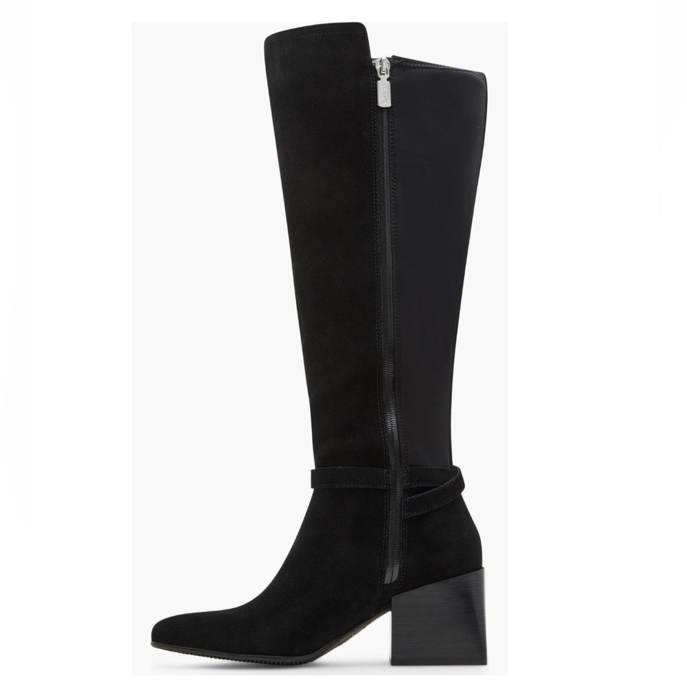 Blondo Twyla Waterproof Knee High Suede Leather Boot, Black, Size 8, NWT - Picture 4 of 17